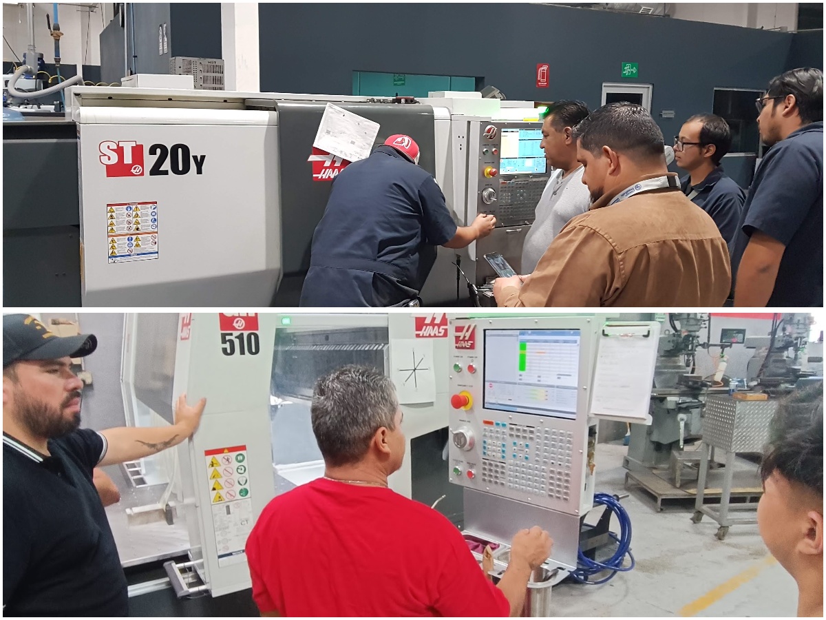 Capacitación CNC presencial directamente en planta