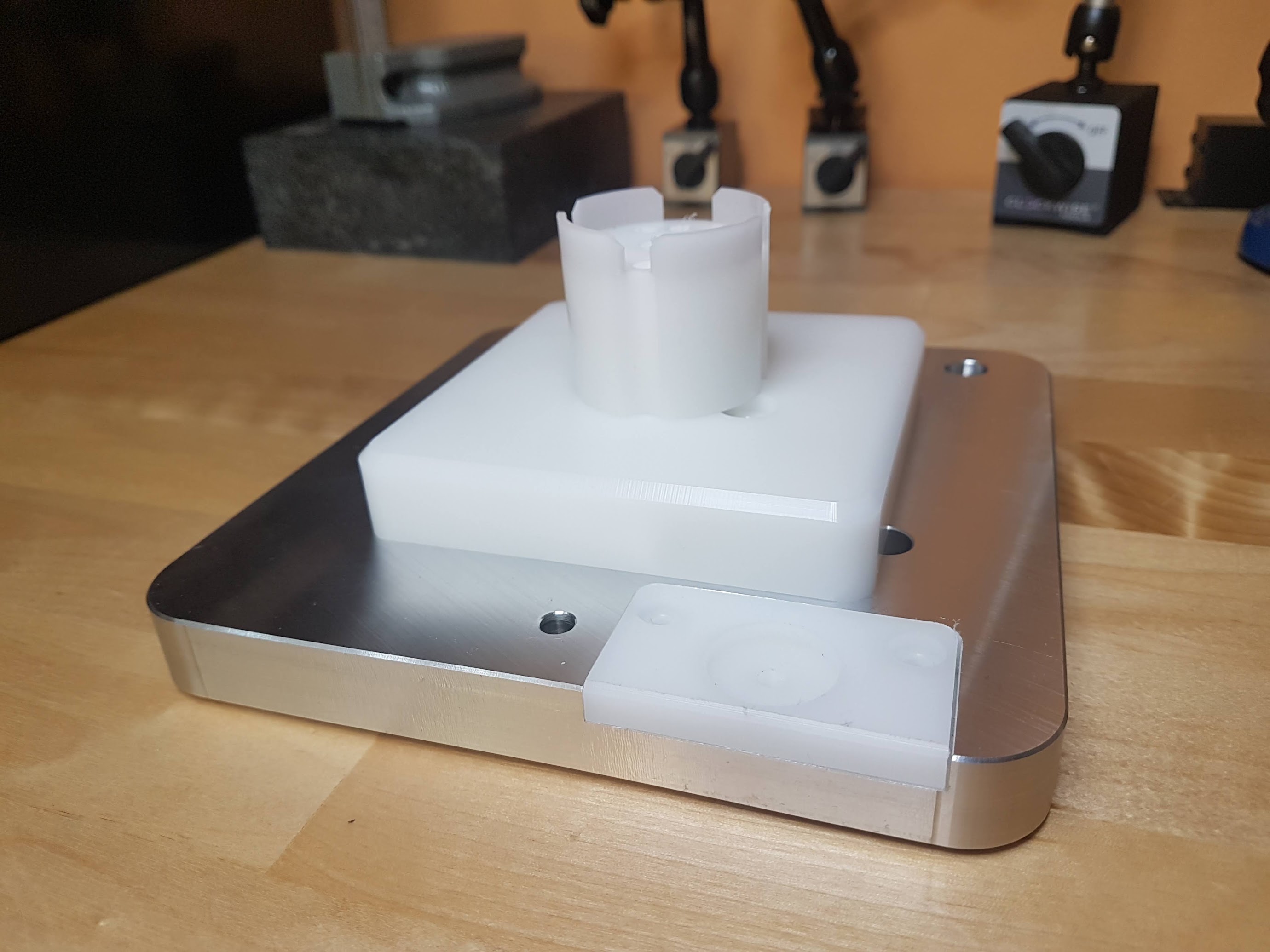 Fixtura industrial personalizada para ensamble e inspección