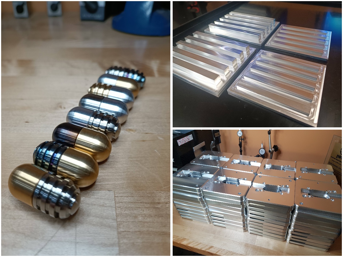Pallets y componentes mecánicos CNC